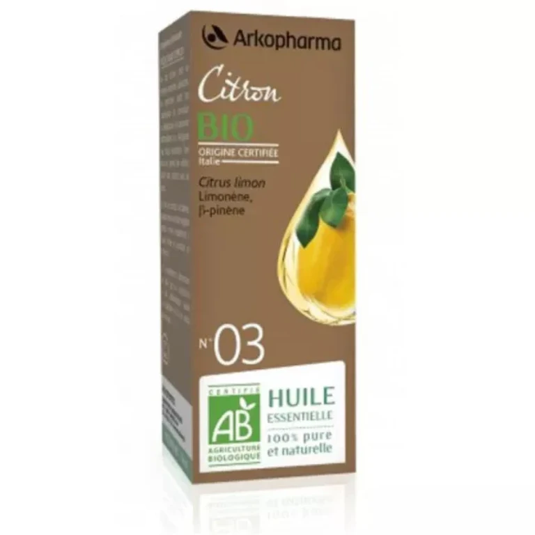 Arkoessentiel Essential Oil N°3 Organic Lemon 10ml