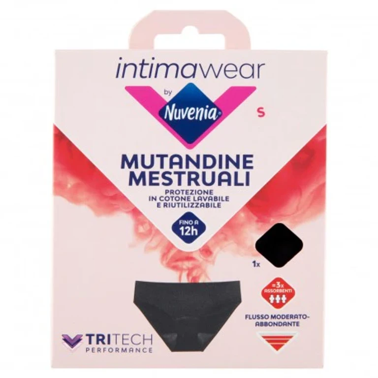 Intimate Wear By Nuvenia Menstrual Panties M Black