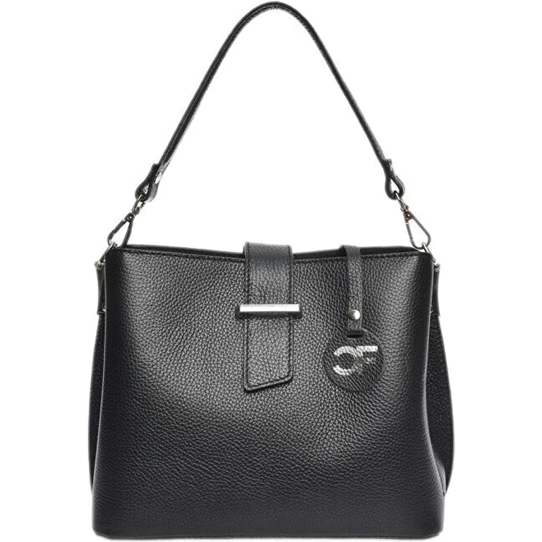 Black Leather Handbag