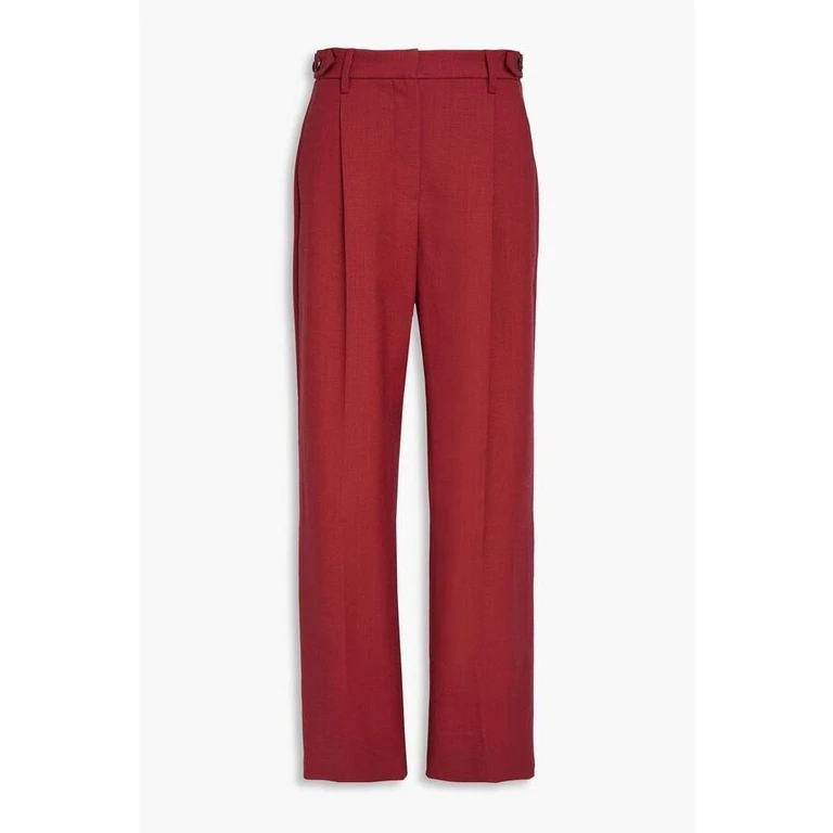 Wored Wool Tailored Trousers
