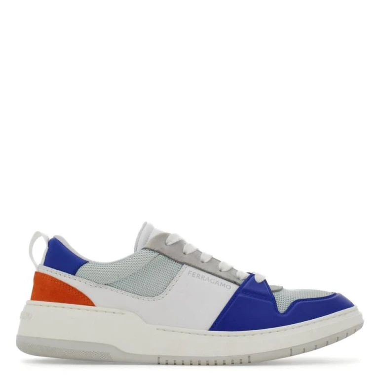 Mens Panelled Low-Top Sneakers