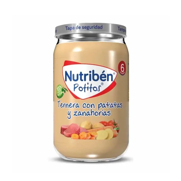 Nutribén Beef, Potatoes and Carrots Puree 235g