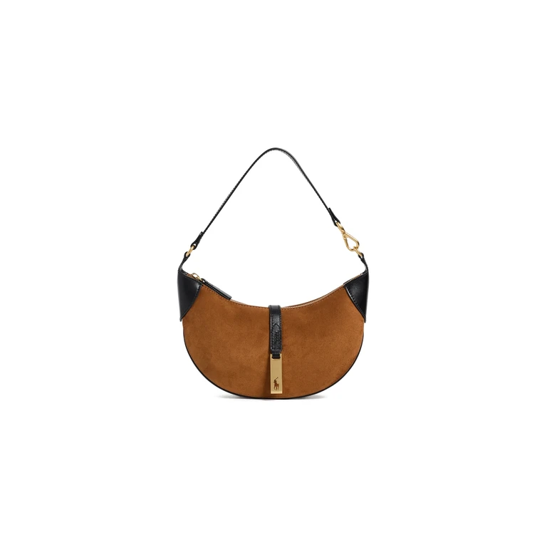 Suede ID Small Shoulder Bag Toffee/Black One Size