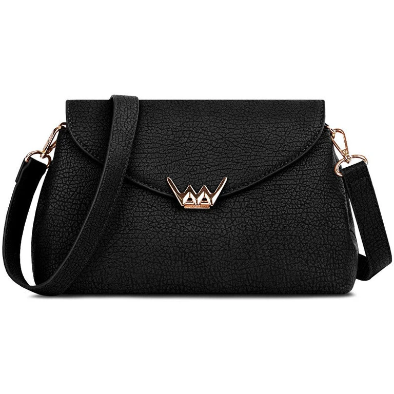 Leera Black Women's Crossbody Bag