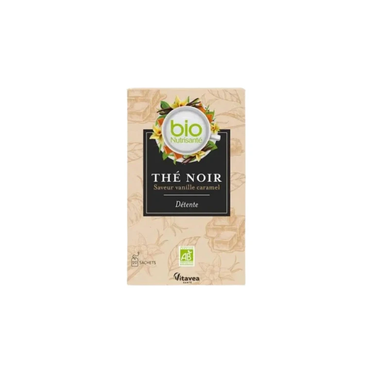 Health BioNutrisanté Black Tea Relax Vanilla Caramel Flavor 20 Sachets