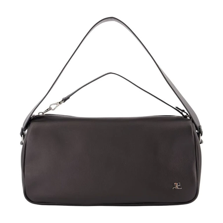 Leather Shoulder Bag â Black