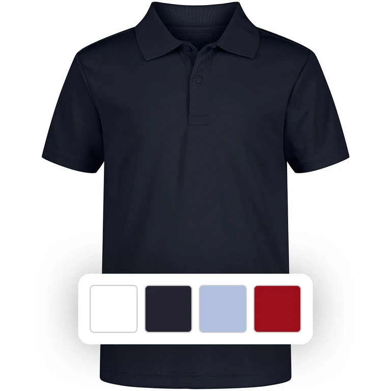 Boys Uniform Polo Navy 5:- Navy, 5