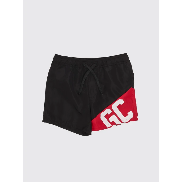 Boy's Polyester Swimming Shorts with Contrast Logo (C1BJQS524T016999)