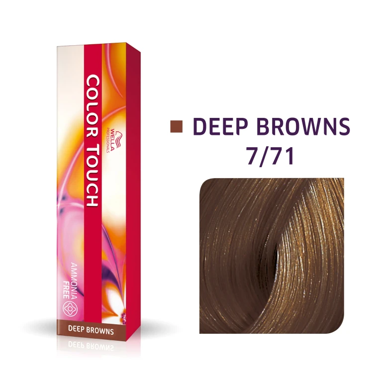 Professionals Color Touch Semi-Permanent Dye 7/71 Medium Ash Blonde Brown 60 ml