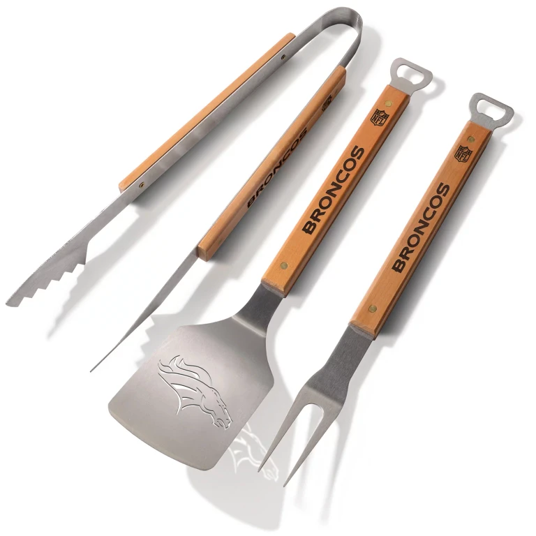 NFL Classic BBQ 3PC Set - Denver Broncos:- Denver Broncos