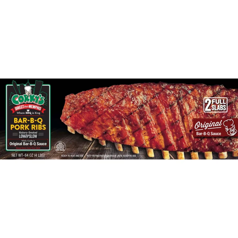 Bar-B-Q Original Ribs 2 slabs, 4 lbs.