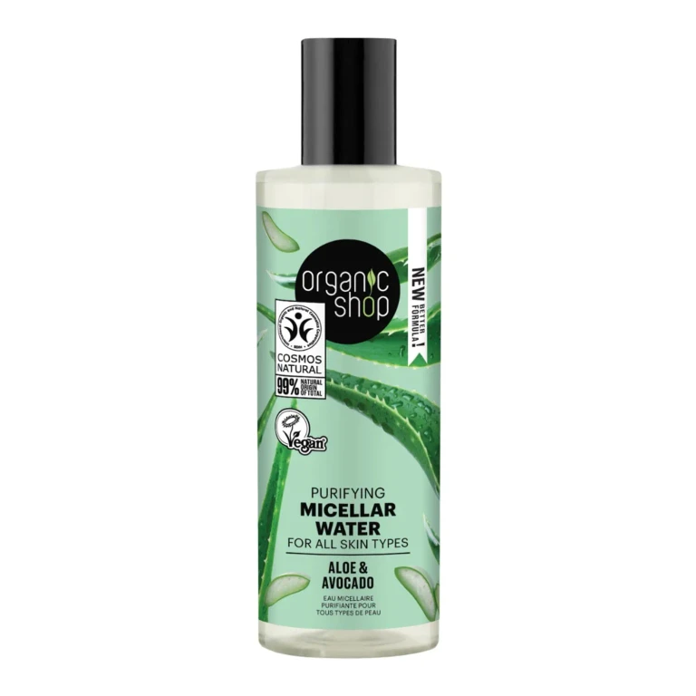 Purifying micellar water with aloe Organic Shop for all skin types 150 ml