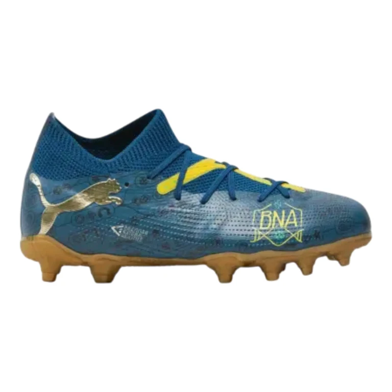 Future 7 Match BNA Youth Football Boots Marine Blue/Pelé Yellow