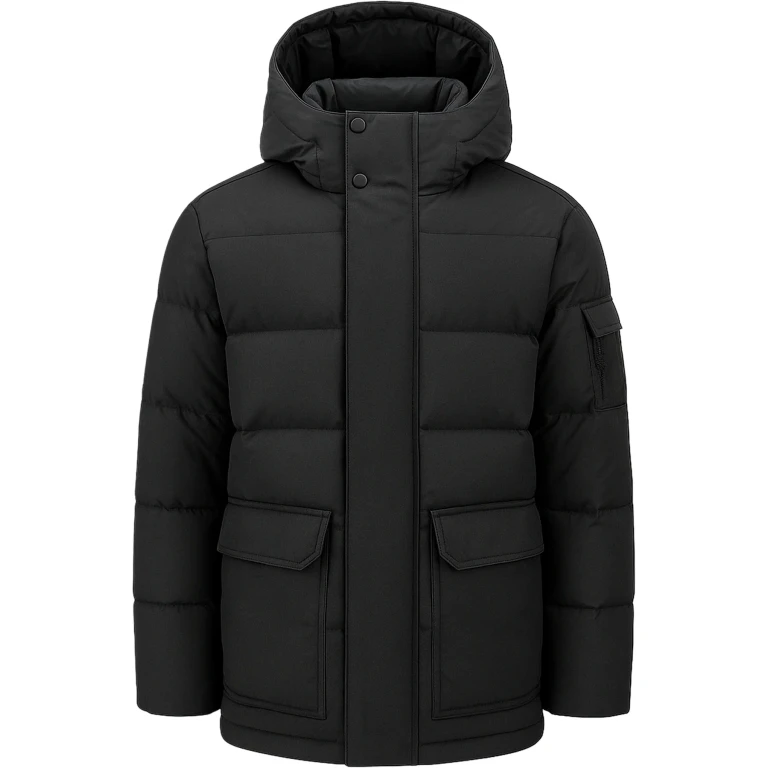 Alexander Hooded Recycled Down Winter Jacket - Men's