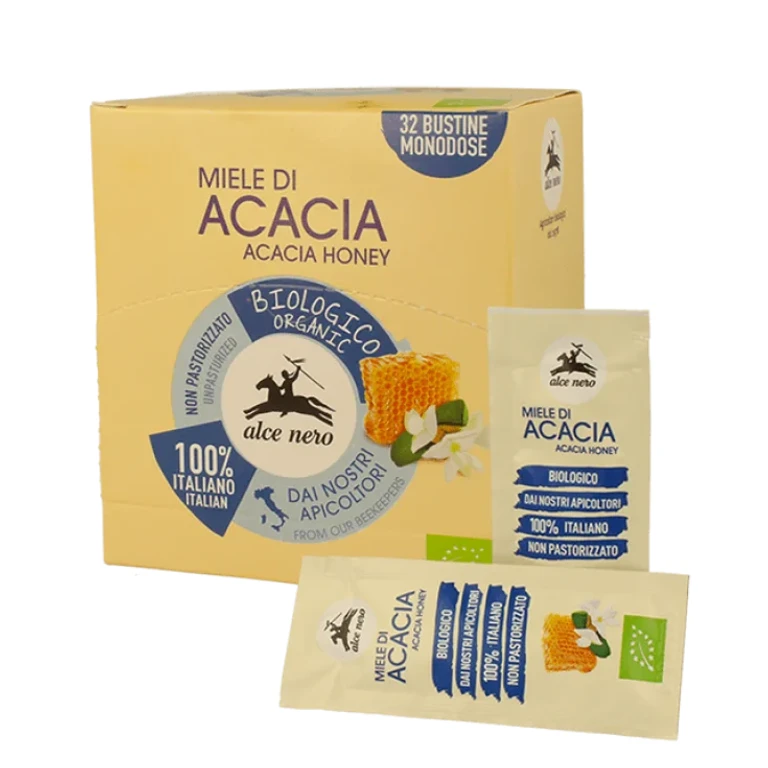 spa Organic Italian Acacia Honey Alce Nero 32 Sachets