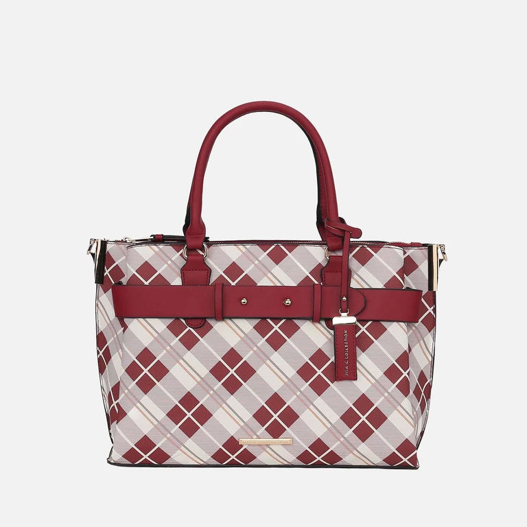 by Mia K. - Vivian Plaid Shoulder Bag