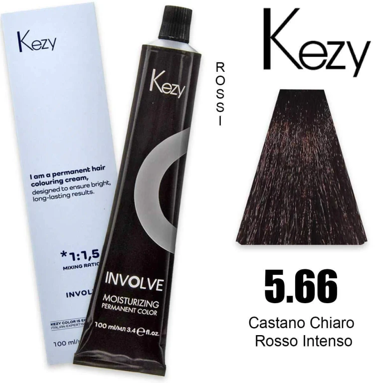 involve color 100 ml light brown intense red 5.66