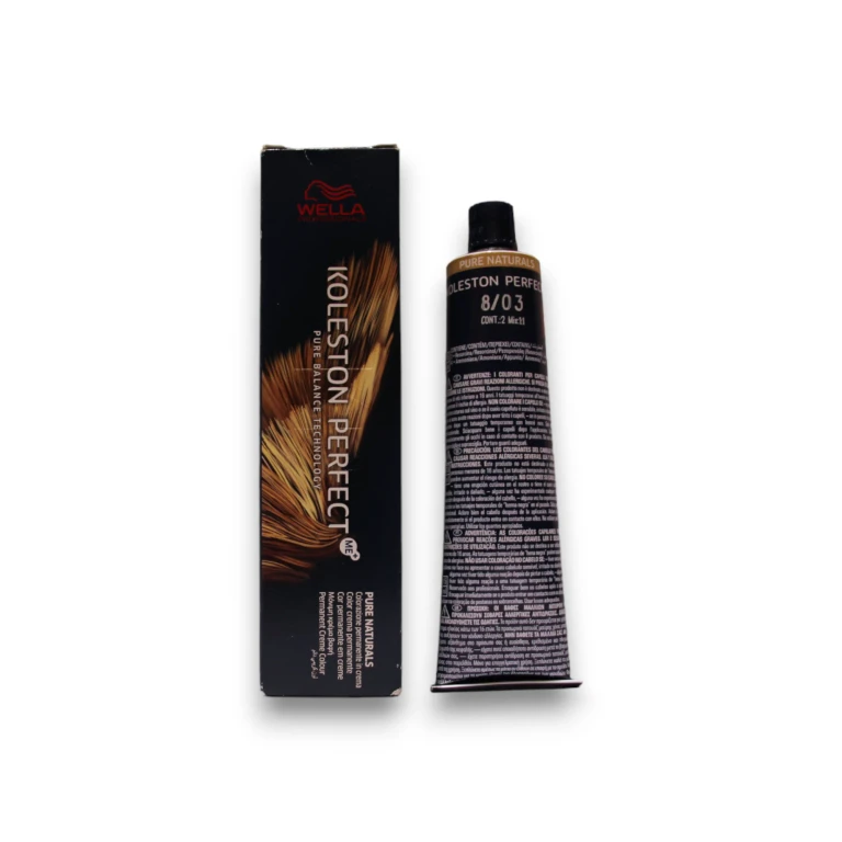 Professionals Koleston Perfect Me+ Permanent Hair Color 8/03 Light Natural Golden Blonde 60 ml