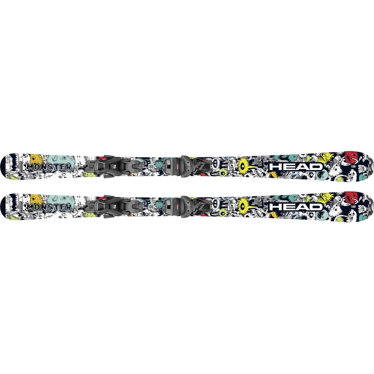 Monster Easy Skis with JRS 7.5 GW CA Ski Bindings - Junior