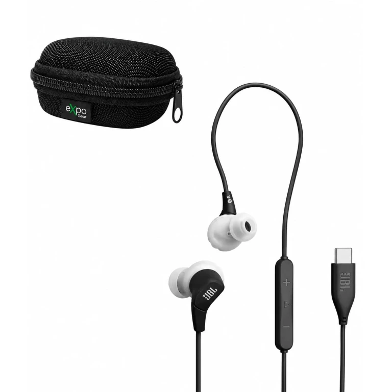 Endurance Run 3 USB-C Sport Headphones with Case Black (Bundle)