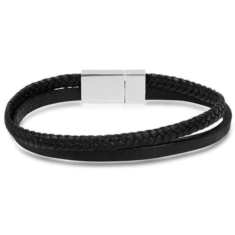 Double Leather Bracelet
