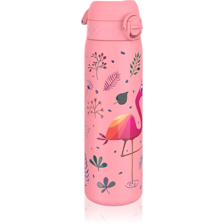 Leak Proof Stainless Steel Water Bottle for Kids Flamingo 600ml