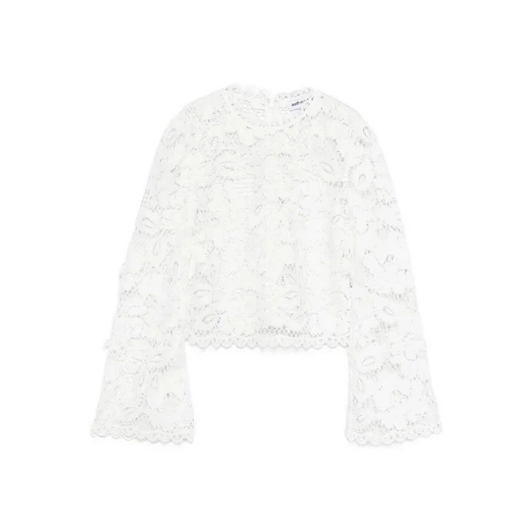 Self Portrait Top - Blanc (SS26007TWHITE)