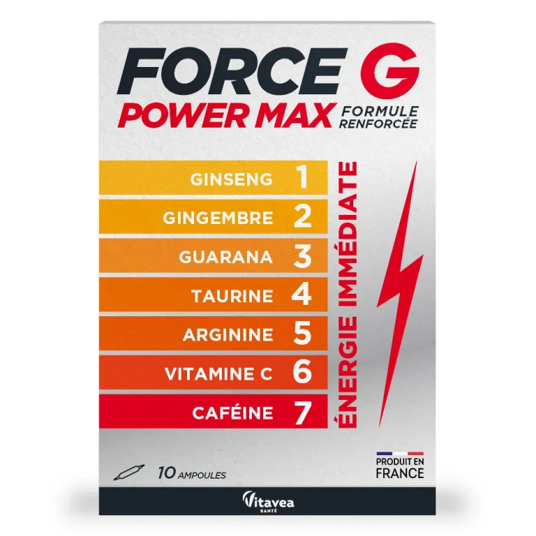 Health Force G Power Max Instant Energy 10 ampoules