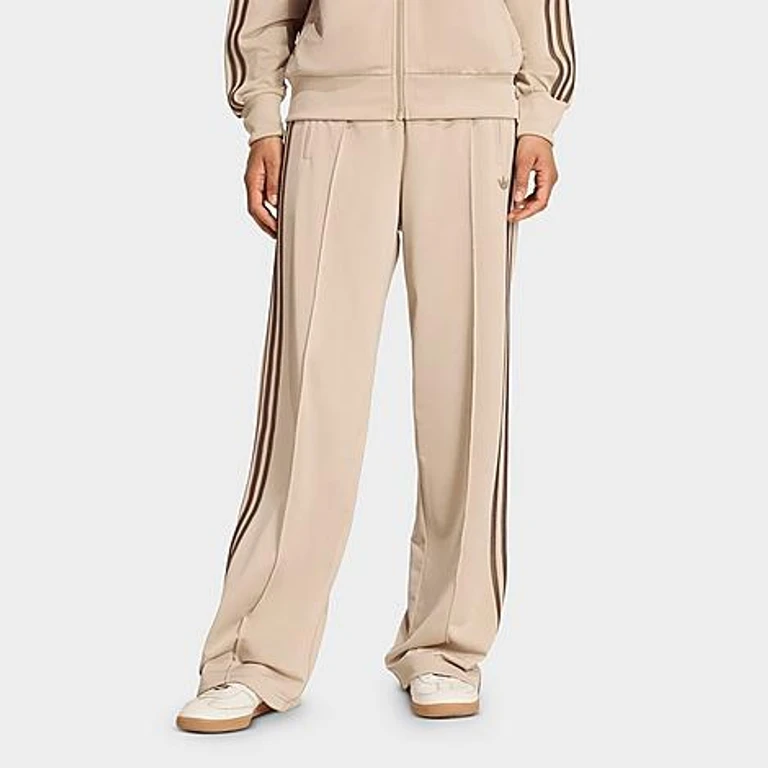 Women's Originals Firebird Loose Track Pants in Stone Khaki/Earth Strata Size: XXS