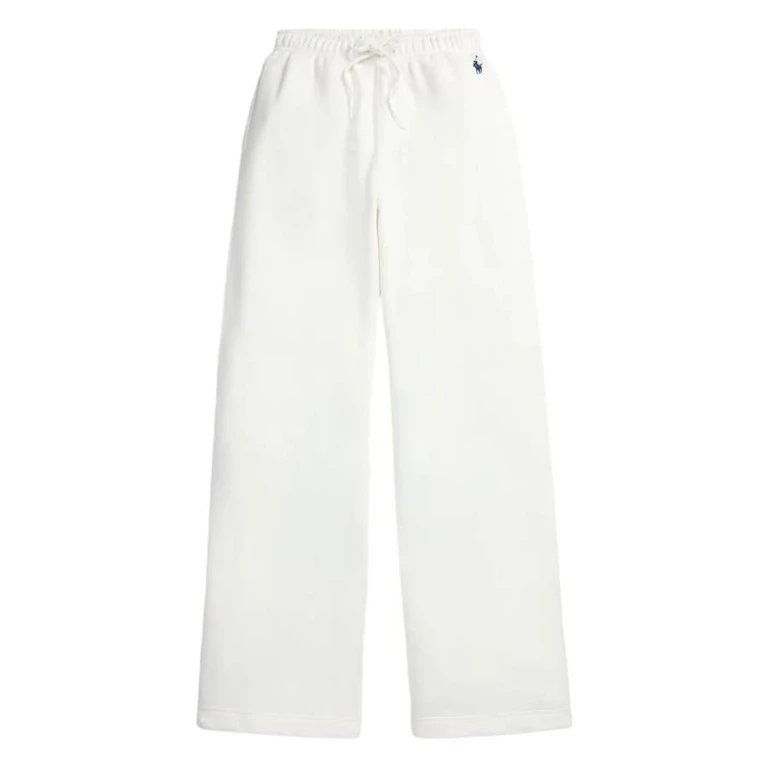 Drawstring Fleece Wide-Leg Sweatpants, Size X-Small