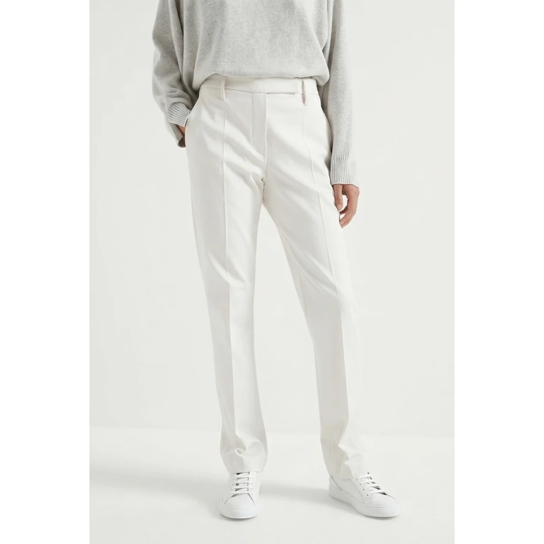Wooff White Tailored Trousers