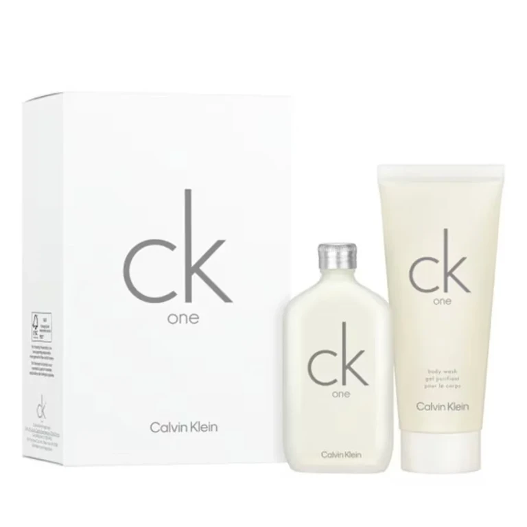 Set Calvin Klein: CK One Eau De Toilette Unisex 50 ml + CK One Hair and Body Wash 100 ml