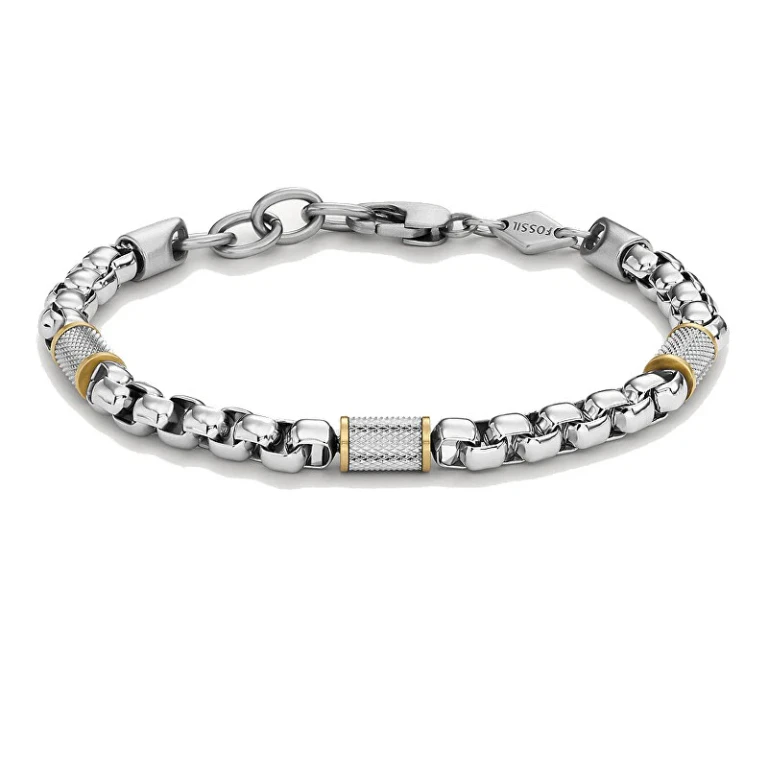 Modern Bracelet in Steel All Stacked Up Jf04138998
