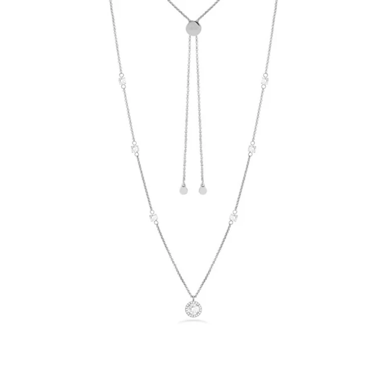 Liu Jo Elegante Stainless Steel Necklace with Cubic Zirconia Essential Lj2259