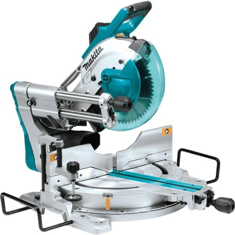 LS1019L 10 in. Dual-Bevel Sliding Compound Miter Saw with Laser