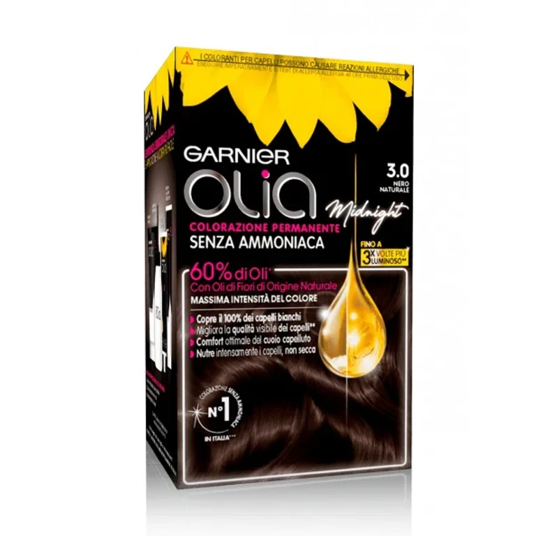 Olia Permanent Hair Color Natural Black N 3_0