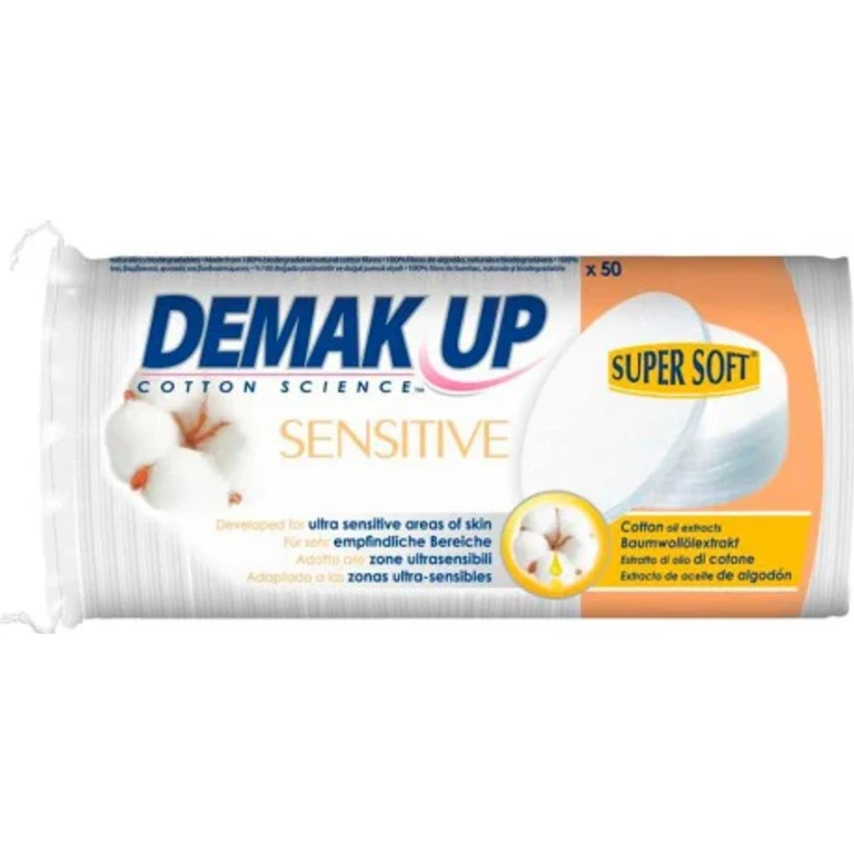 Sensitive Super Soft Oval Makeup Remover Pads 50 pcs