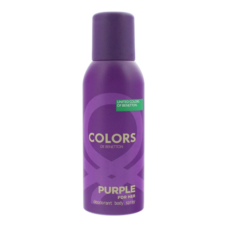 Colors Purple Long-Lasting Floral Deodorant Spray for Women 150 ml