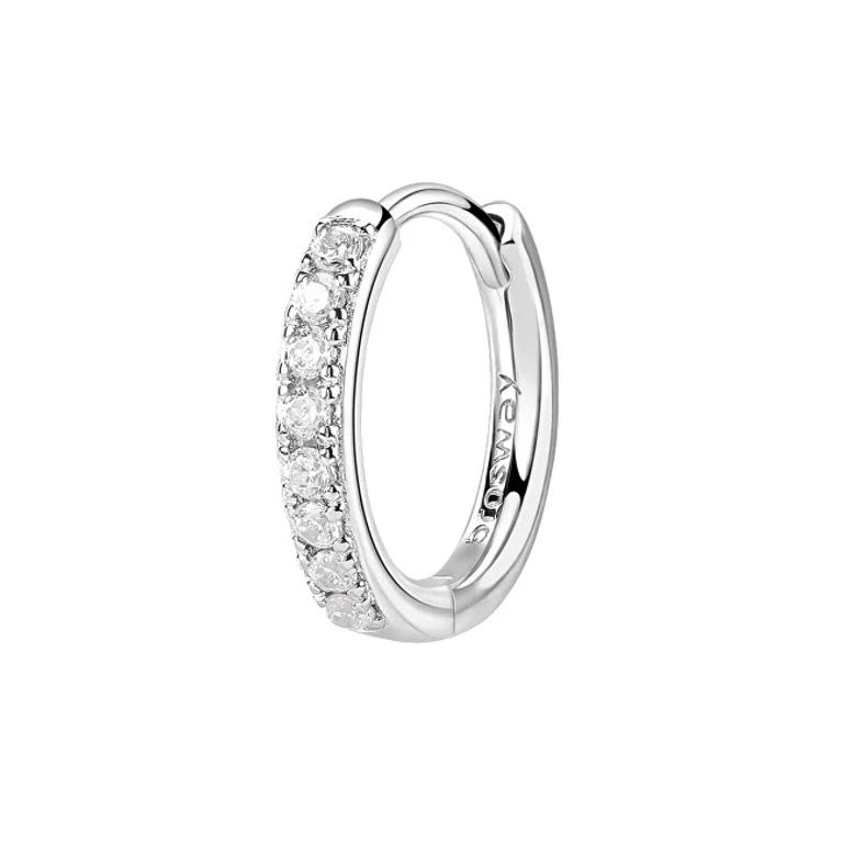 Elegant Fancy Infinite White Round Single Earrings FIW89