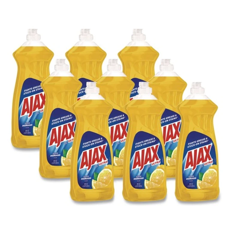 144673 28 oz. Bottle Dish Detergent - Lemon Scent (9/Carton)