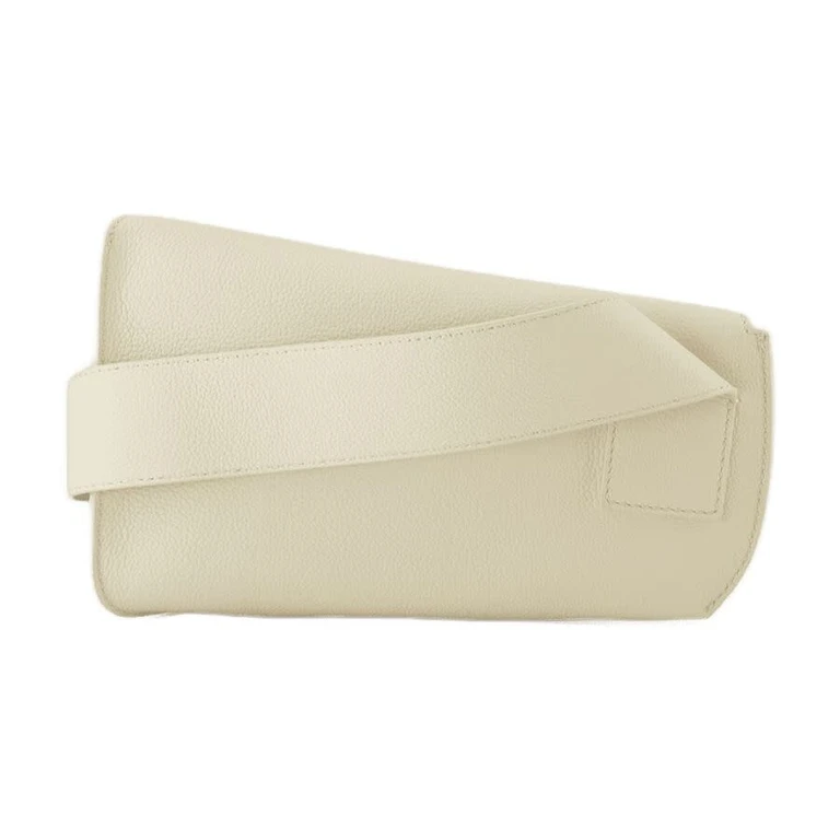 Calfskin Leather Crossbody Bag â Beige