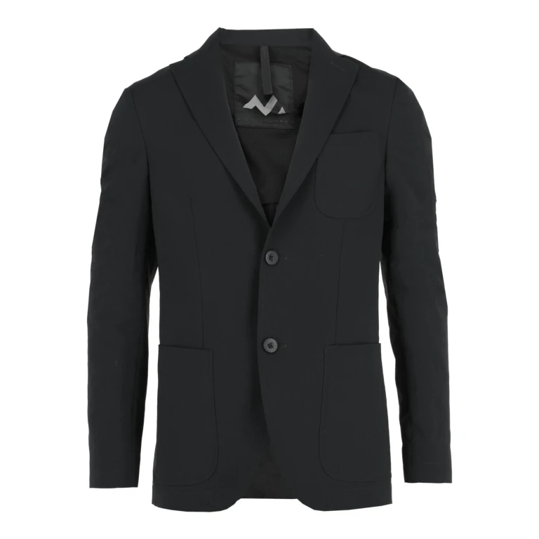 Montedoro Single-Breasted Slim Fit Wool Blazer