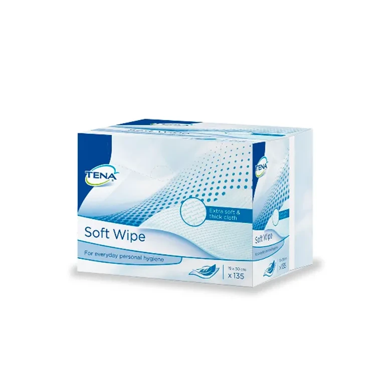 Soft wipes Tena 19 cm x 30 cm 135U