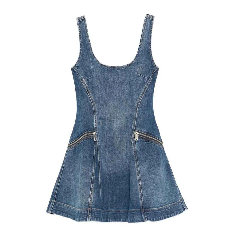 Self Portrait Robe Courte - Bleu (SS26813SBLUE)