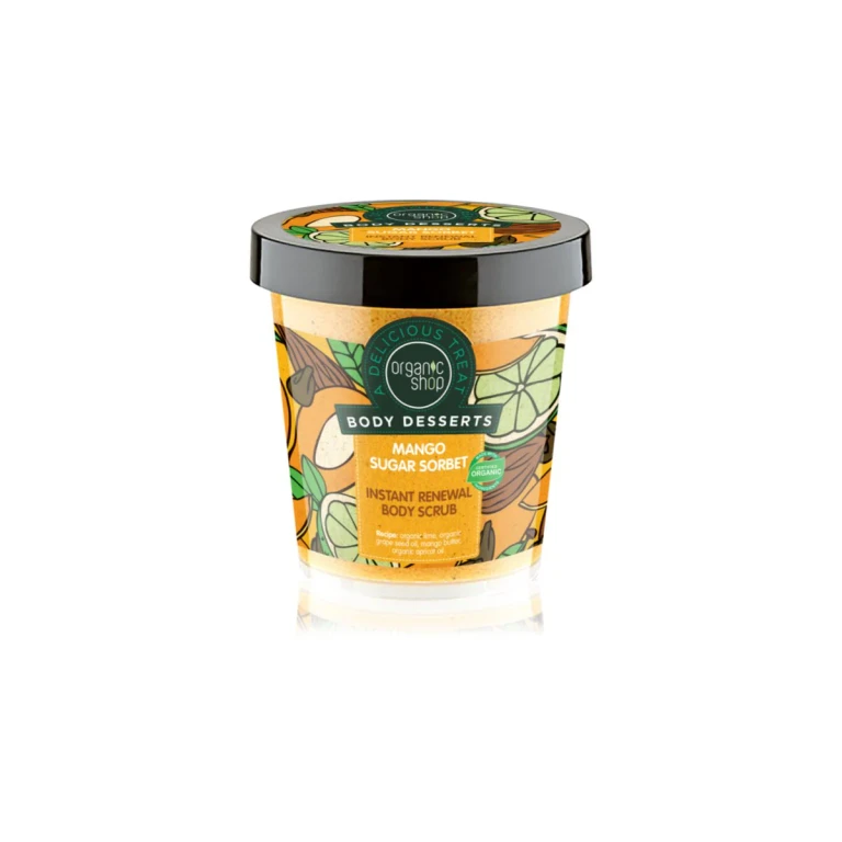 Desserts Mango Sugar Sorbet Regenerating Sugar Body Scrub 450ml