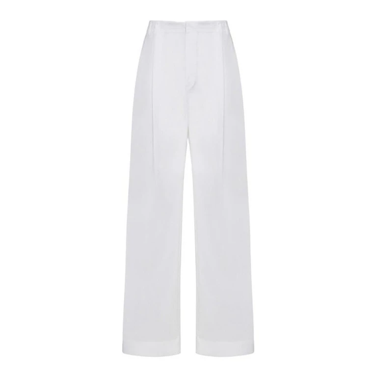 Wonaturale Wide Leg Cotton Trousers