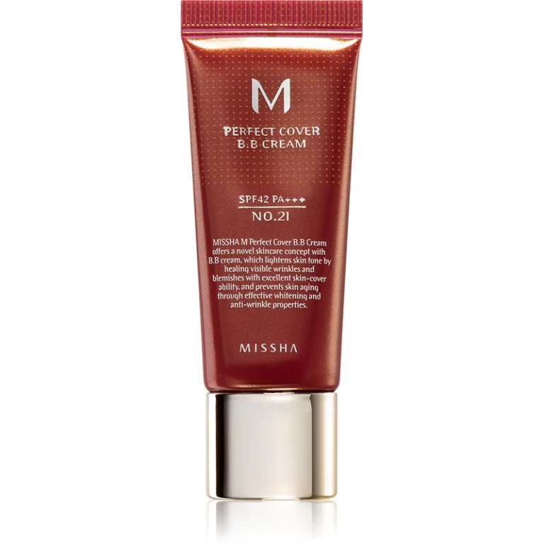M Perfect Cover BB cream with high UV protection small pack colour No. 21 Light beige SPF 42/PA+++ 20 ml