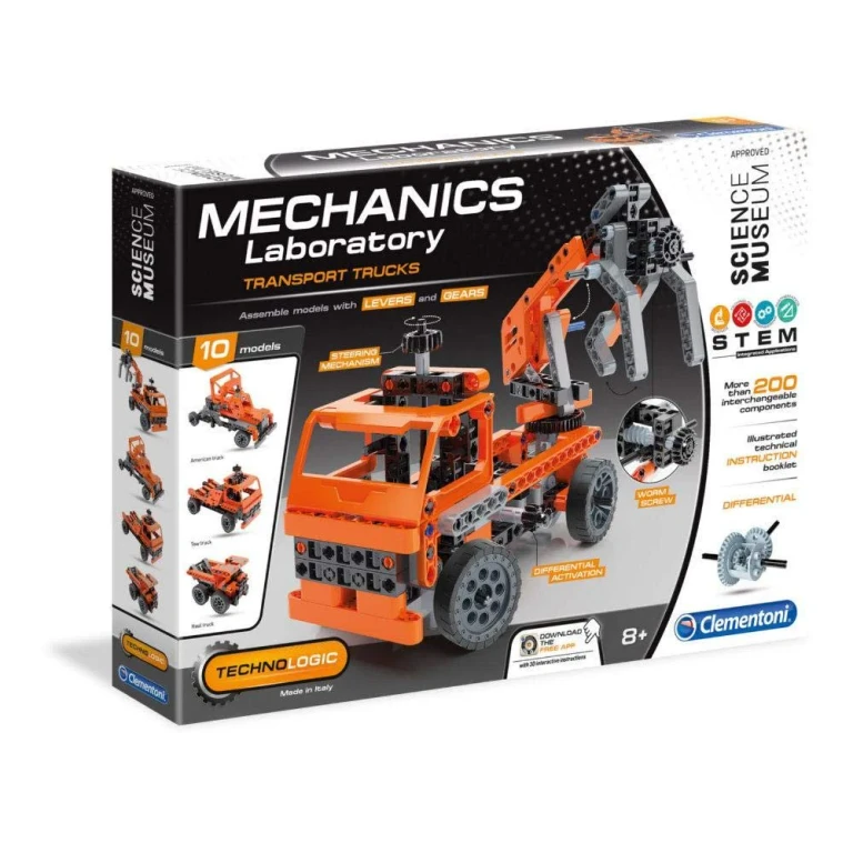 , Mechanics Laboratory, Transport Truck, Construction Set, for children, 8+ years