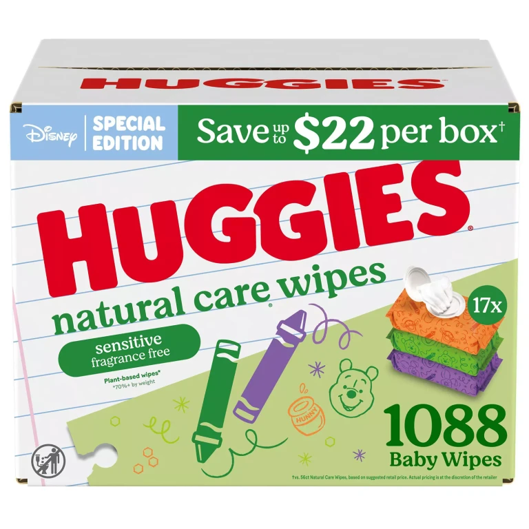 Natural Care Sensitive Baby Wipes, Fragrance Free, 17 pk., 1088 Wipes