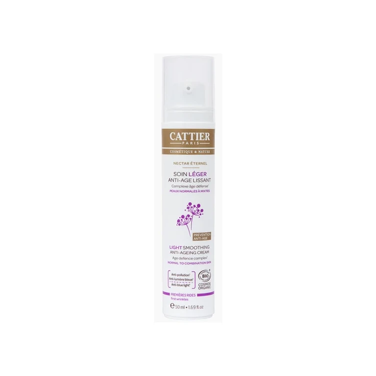 Cattier Eternal Nectar Light Anti-Aging Smoothing Treatment Prime Wrinkles ORGANIC 50ML